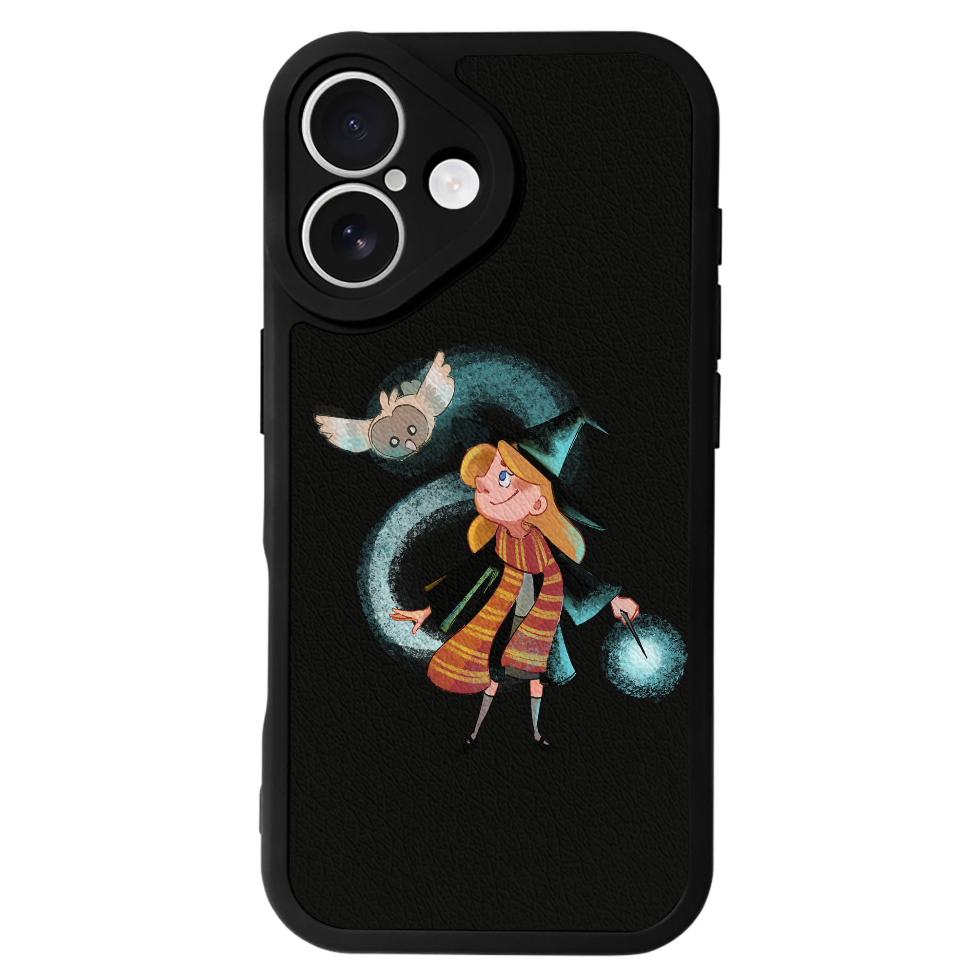 （画像用） Harry Potter ハリー・ポッターシリーズ 【iPhone 16シリーズ対応】シリコンスマホケース（レザー調） 材質：シリコン
